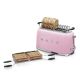10. Smeg TSF02PKEU 4-slice toaster pink