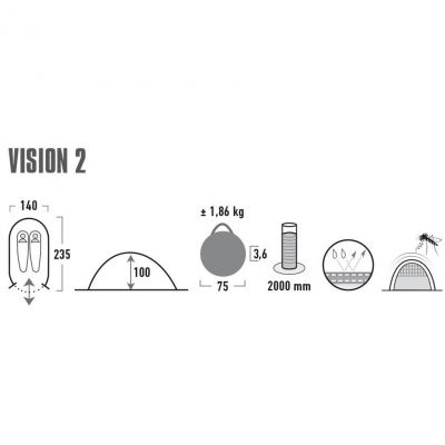 10. High Peak Vision 2 tent 10281
