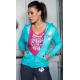 2. Women's T-shirt LEONE LW1011/S16 turquoise "M"