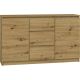 4. 2-Door Chest of Drawers, 3 Drawers, Artisan