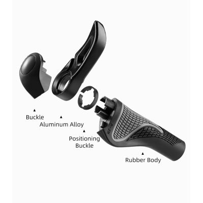 9. Rockbros BT1007W Bicycle Holder Set with Horns - White