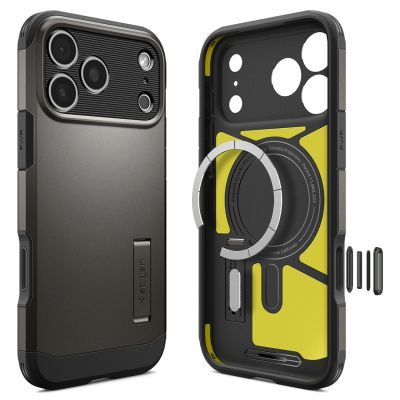 15. Spigen Tough Armor MagSafe case for iPhone 18 Pro / 17 Pro - black