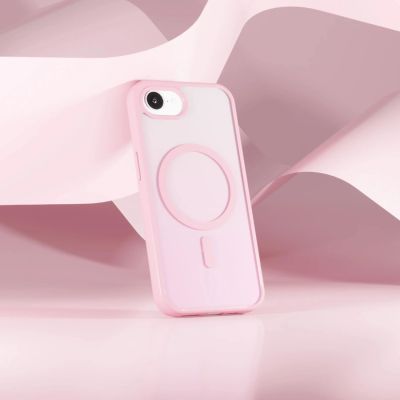 3. Puro Gradient MagSafe Silicone Case for iPhone 16e/17e - Pink