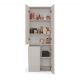 3. NEL BATHROOM COLUMN KASZMIR 1 BASKET LONG DOOR SET