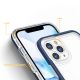 4. Clear 3in1 case for iPhone 11 Pro Max blue frame gel cover