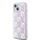 2. DKNY Liquid Glitter Multilogo case for iPhone 15 / 14 / 13 - pink
