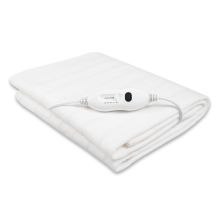 ESPERANZA ELECTRIC BLANKET SATIN WHITE EHB002
