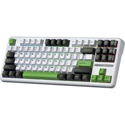 3. gasket F87 Thunder Black GrayWoodV3 switch RGB AULA keyboard