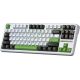 3. gasket F87 Thunder Black GrayWoodV3 switch RGB AULA keyboard