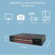 3. Qoltec Network Switch SWITCH Gigabit Ethernet | 24x RJ45 | 2x SFP | 1000 Mb/s