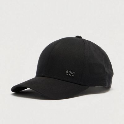 Hugo Boss Zed Metalic Logo Black Baseball Cap - 50555479-001