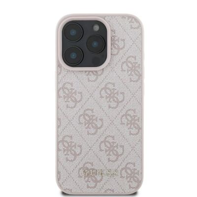 3. Guess 4G Classic iPhone 16 Pro Case - Pink