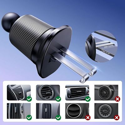 7. Ugreen MagSafe Compatible Car Air Vent Mount - Black