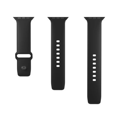 5. Puro Icon Silicone Strap for Apple Watch 38 / 40 / 41 mm - Black (2 pcs.)
