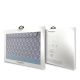 4. Guess GCube Stripes case for a 16" laptop - blue
