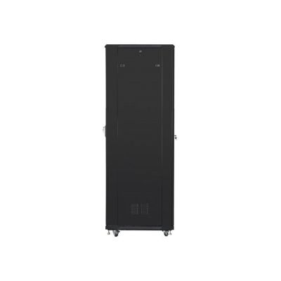 4. Lanberg FF01-8837-12B Single Section Cabinet (37U; 19''; 1833 mm / 800mm / 800 mm; floor-standing; Full Glass; 800 kg; black)