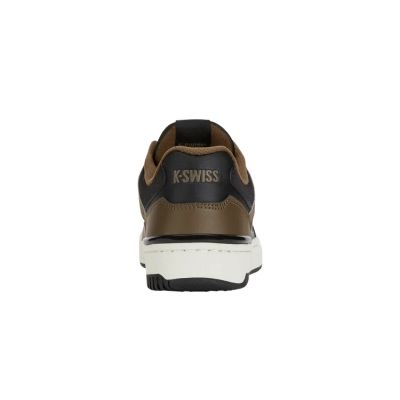 4. K-Swiss Men's Match Pro LTH Leather Sneakers Black/Brown (08905-003-M)