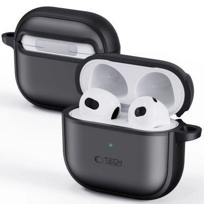 7. Tech-Protect Slim Hook Case for AirPods 4 - Black