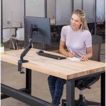 Fellowes Ergonomics Single Monitor Arm - Platinum Series, Black