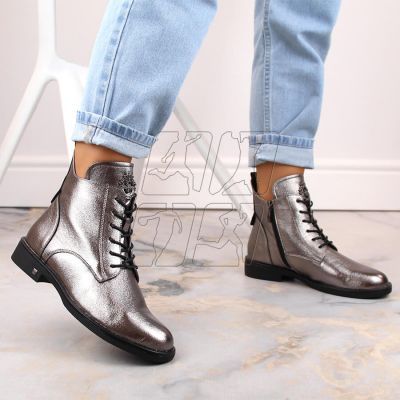 4. Lace-up and zipper boots Potocki W WOL171D pewter