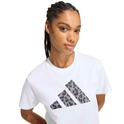 4. adidas Animal Graphic Women's T-Shirt White KT9719