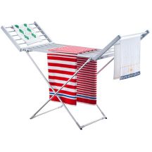 Foldable electric clothes dryer