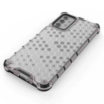 6. Honeycomb Case armor cover with TPU Bumper for Samsung Galaxy A32 5G transparent