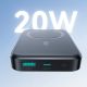 10. Joyroom JR-W020 20W 10000mAh MagSafe Power Bank + USB-C - USB-C 0.25m Cable - Black