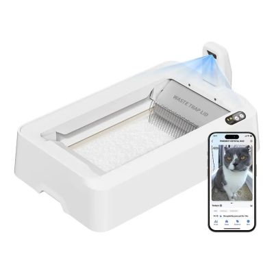 PETKIT T7-EU Self-Cleaning Cat Litter Box, White