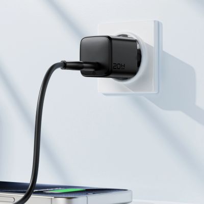 8. Acefast A117 GaN PD 20W USB-C Wall Charger - Black