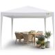 3. GARDEN TENT PAVILION PE 3x3x2.45M WHITE SASKA GARDEN