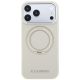 3. Karl Lagerfeld Ring Stand 360 Saffiano Classic Logo MagSafe Case for iPhone 18 Pro Max / 17 Pro Max - Beige