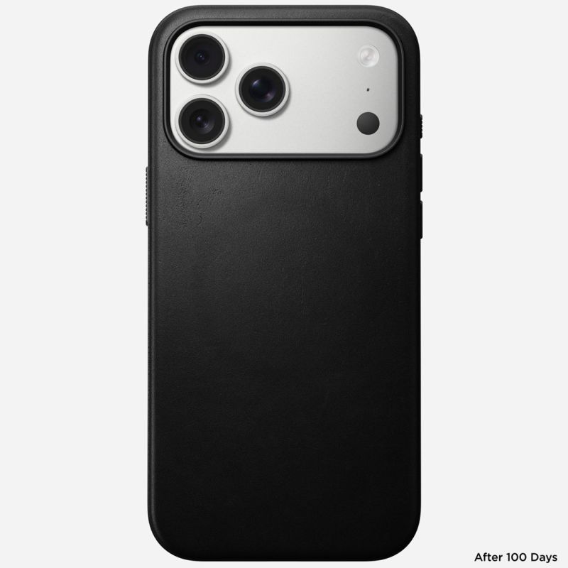 3. Nomad Modern Leather Case for 17.5 cm (6.9") Mobile Phone Black