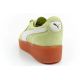 5. Puma women's shoes sports sneakers Palermo platform fashionable green