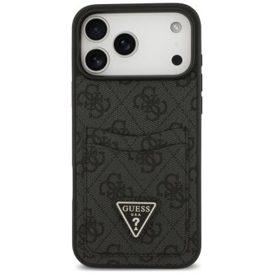 3. Guess 4G nauble Card Triange Case for iPhone 18 Pro Max / 17 Pro Max – black