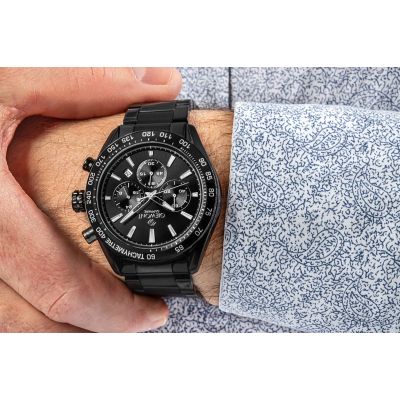 5. Men's Watch Giewont Chronograph Sapphire Black GW9580-B2