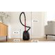 6. Bagged Vacuum Cleaner Bosch Series 4 BGB41POW1 (850 W; black)