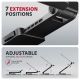 12. Axagon STND-LRB Laptop-Ständer, 360° drehbar, Doppelgelenk, extenderbar Notebook and tablet stand Black 43.9 cm (17.3")