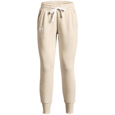 Women’s Under Armour Rival Fleece Trousers Cream 1356416 783 XL