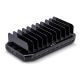 2. Lindy 73309 Charging Station Organizers Freestanding Plastic Black