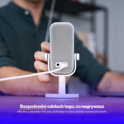 41. ENDORFY Solum Voice S Onyx White Microphone (EY1B015)