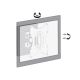 Maclean MC-501B TV wall mount (Swivel, wall-mounted, tiltable - 42"; max. 30kg)