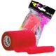 REA TAPE Elastic Bandage COHESIVE BAND Self-Adherent 4.5 m × 7.5 cm Red