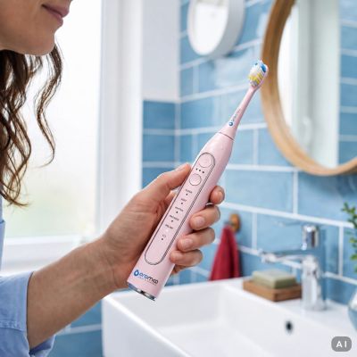 9. Sonic Toothbrush ORO SONIC NEXT PRO PINK OROMED