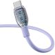 4. Baseus Pudding 100W USB-A - USB-C Cable 2m - Purple