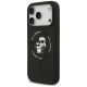 2. Karl Lagerfeld Silicone Karl&Choupette Ring MagSafe Case for iPhone 18 Pro Max / iPhone 17 Pro Max - Black