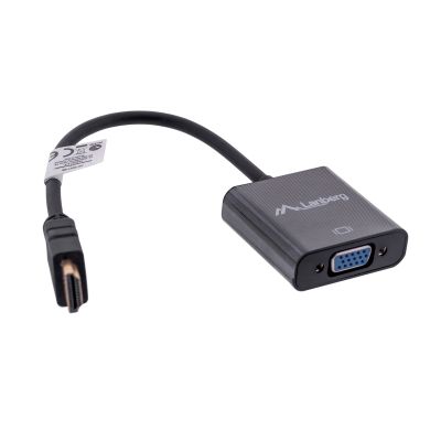 3. Lanberg AD-0017-BK adapter (HDMI M - D-Sub (VGA) F; 0.20m; black color)