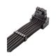 CableMod C-Series Pro connector - variant A, 90°, 16-pin to 2x8-pin PCIe,