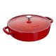 6. STAUB deep frying pan with lid 28 cm 40511-474-0