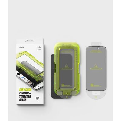 6. Ringke Easy Slide Privacy 2-Pack Tempered Glass for iPhone 18 Pro Max